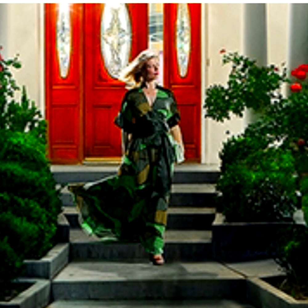 ETRO silk gown size 8